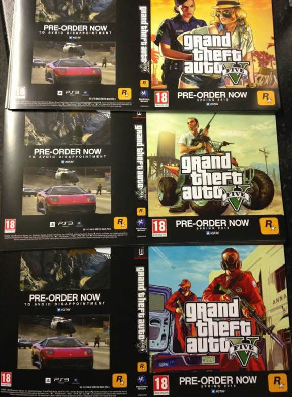 promo flyers for gta v