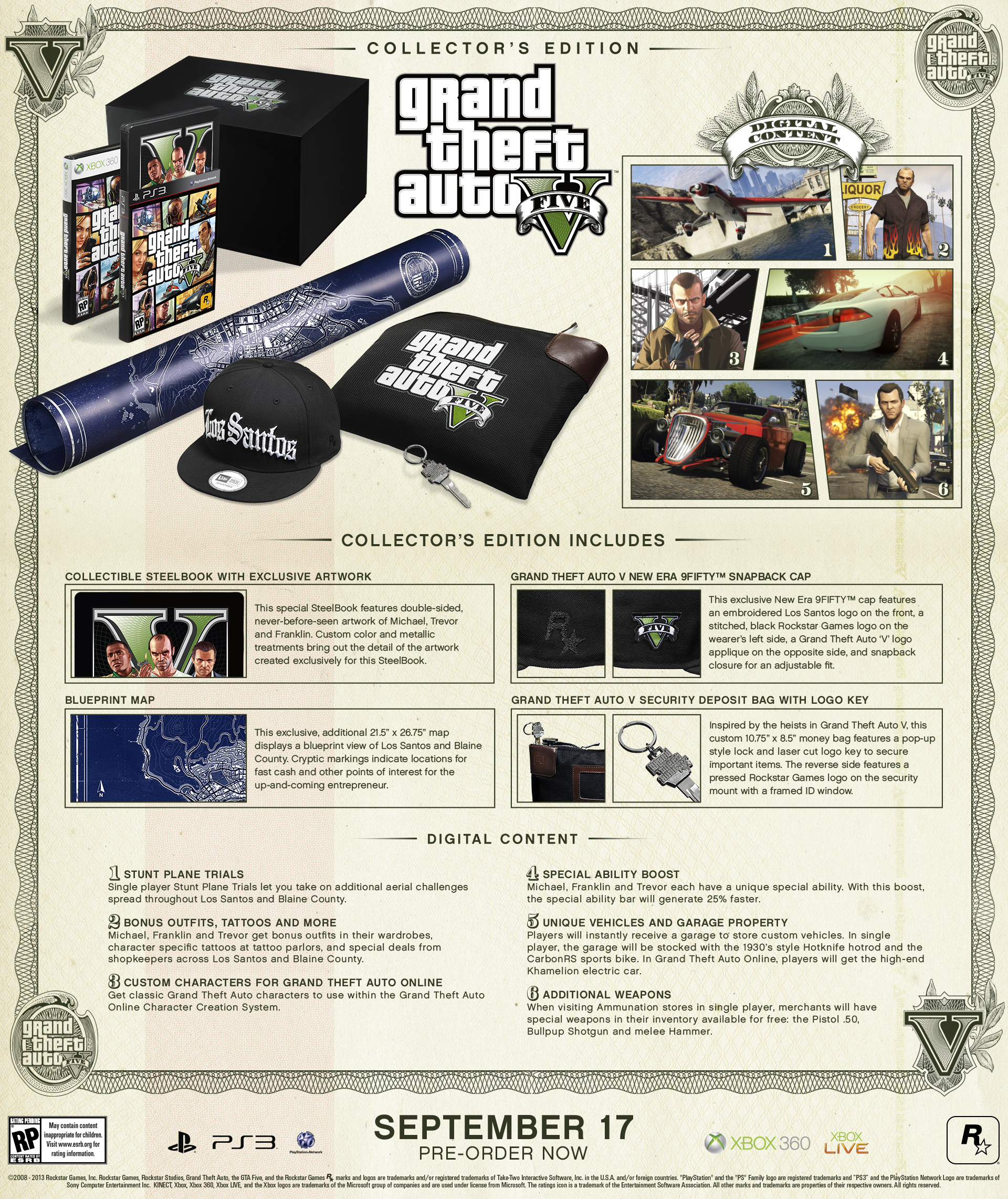Xploder Grand Theft Auto 5 SPE Xbox 360