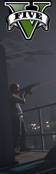 man shooting gun